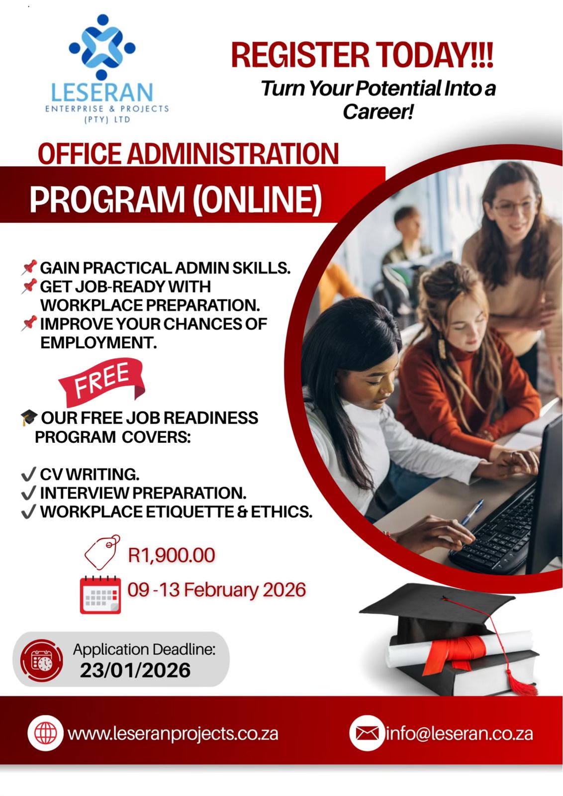 Office Administration Program Poster Preview