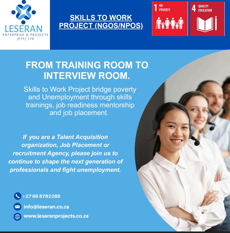 Skills Development Workshop Poster Preview